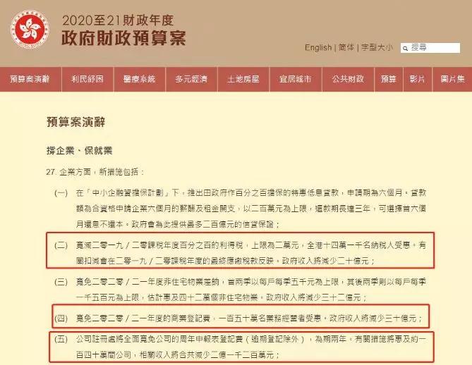 香港政府繼續寬免商業登記費，香港公司注冊、公司年審直降2000元 